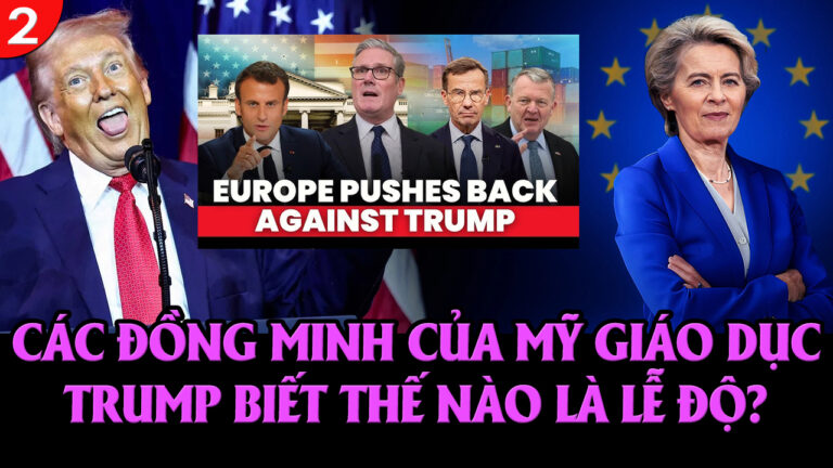 VL2-19.01: Các đồng minh của Mỹ giáo dục Trump biết thế nào là lễ độ?