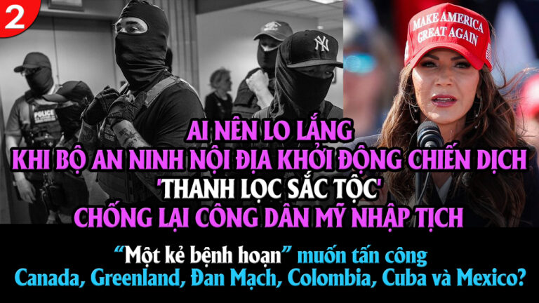 VL2-06.01: “Một kẻ bệnh hoạn” muốn tấn công Greenland, Colombia, Cuba và Mexico?