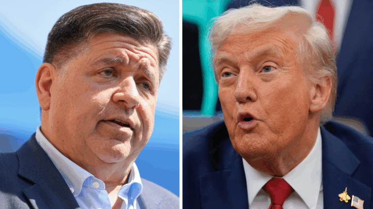 Trump xúc phạm Thống đốc Pritzker bằng bài đăng mạng xã hội do AI tạo ra